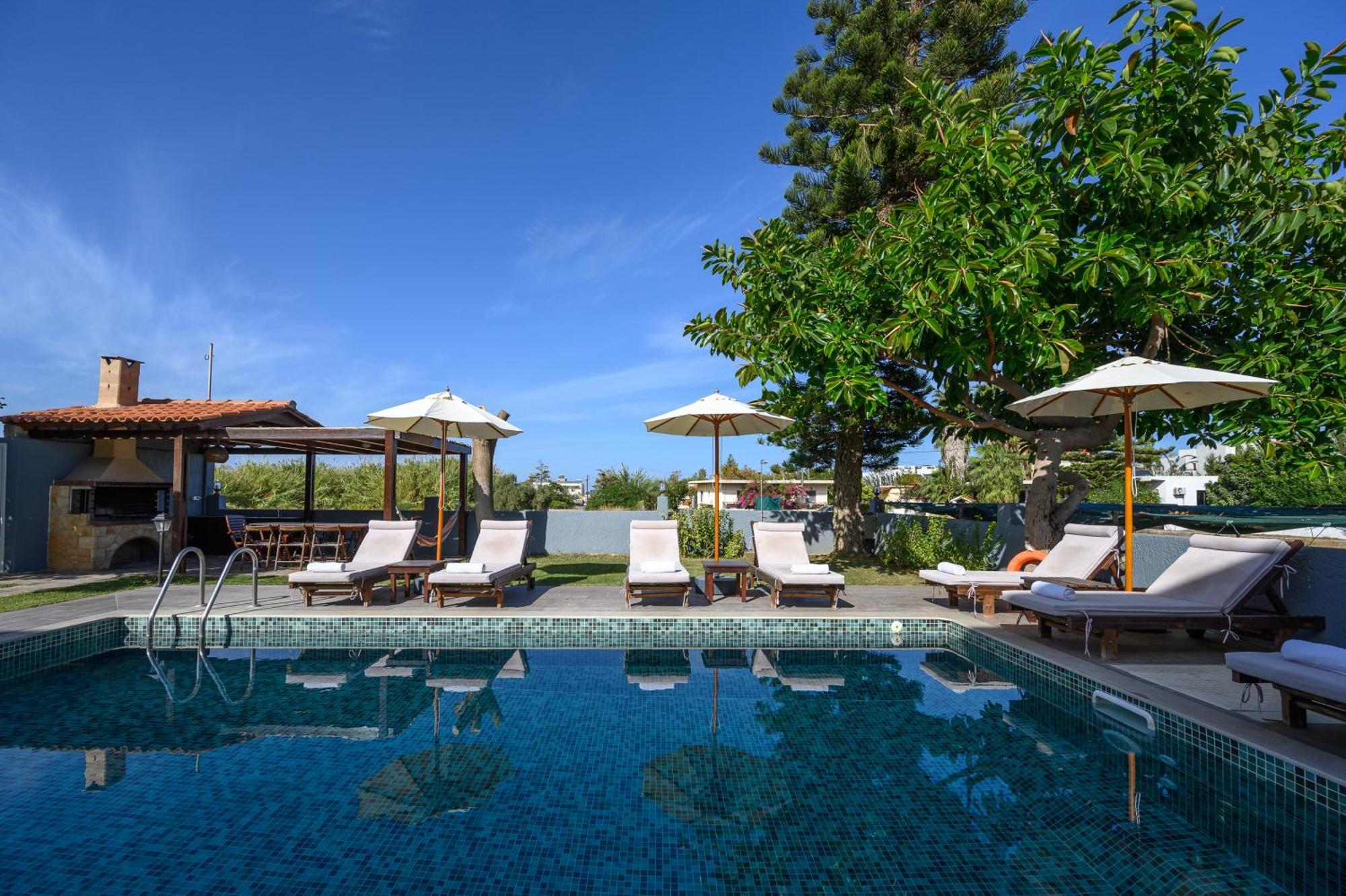 Platanias Villa Spyros Ngoại thất bức ảnh