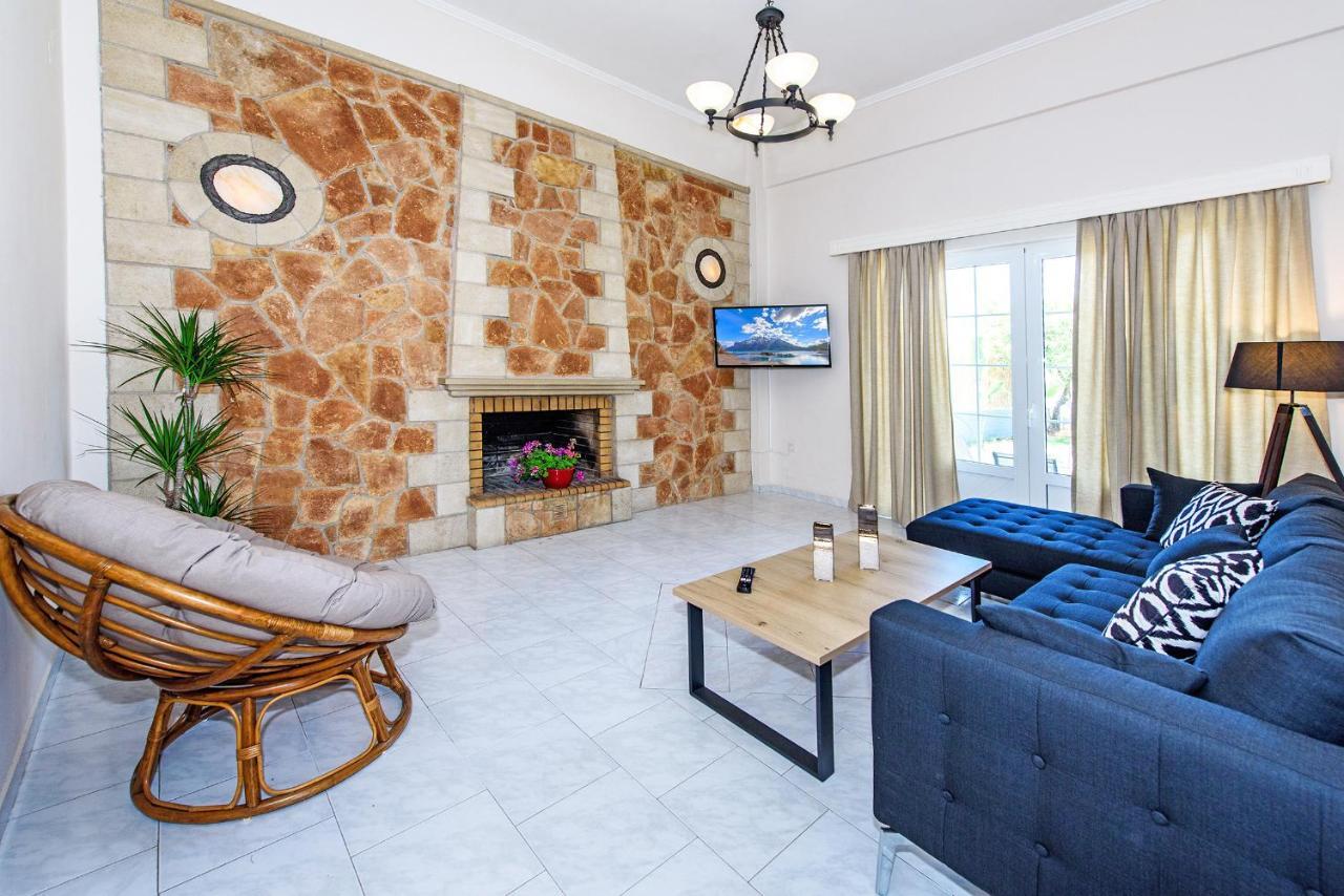 Platanias Villa Spyros Ngoại thất bức ảnh